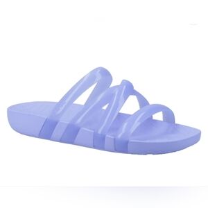 Crocs Women's Splash Strappy‎ Sandals Moon Jelly Women Size 7
